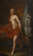geoorg engelhard schroder Athena och Pegasus Spain oil painting artist